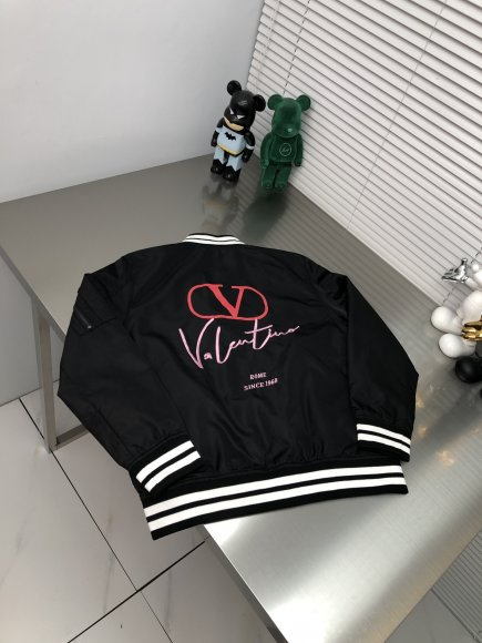 Valentino VLogo Signature - Мужская куртка ветровка бомбер DZ_1208VA5