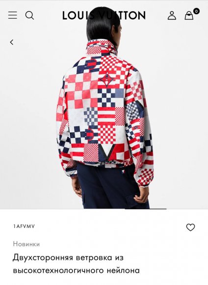 Louis Vuitton - Мужская двусторонняя куртка ветровка DZ_2308LV8