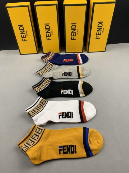 FENDI носки комплект 5 пар AC_1705FE4 FENDI носки комплект 5 пар AC_1705FE4