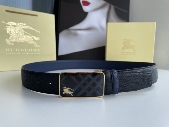 Burberry Мужской ремень 3.5см. RE_0902BU2 Burberry Мужской ремень 3.5см. RE_0902BU2