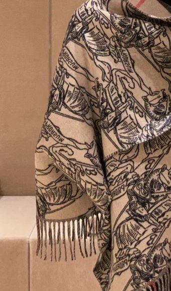 Burberry - Кашемировый шарф палантин JX_2909BU3