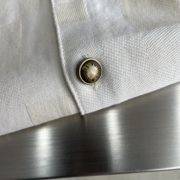 Louis Vuitton Damier - Мужская джинсовая рубашка TJ_0406LV4 Louis Vuitton Damier - Мужская джинсовая рубашка TJ_0406LV4