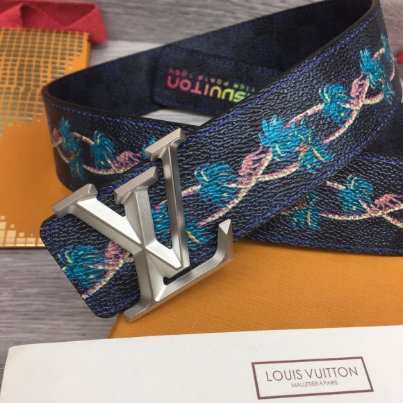 Louis Vuitton Мужской двусторонний ремень 4.0см RE_0905LV8