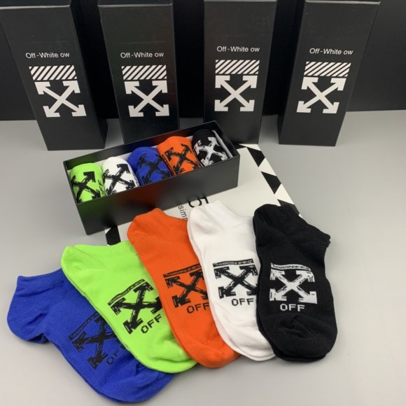 Off White носки комплект 5 пар AC_1705OW5 Off White носки комплект 5 пар AC_1705OW5