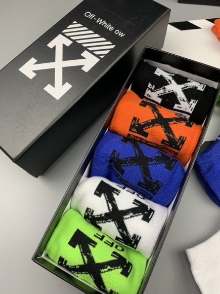 Off White носки комплект 5 пар AC_1705OW5 Off White носки комплект 5 пар AC_1705OW5