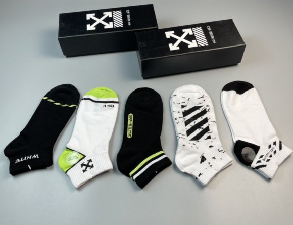 Off White носки комплект 5 пар AC_1705OW5 Off White носки комплект 5 пар AC_1705OW5