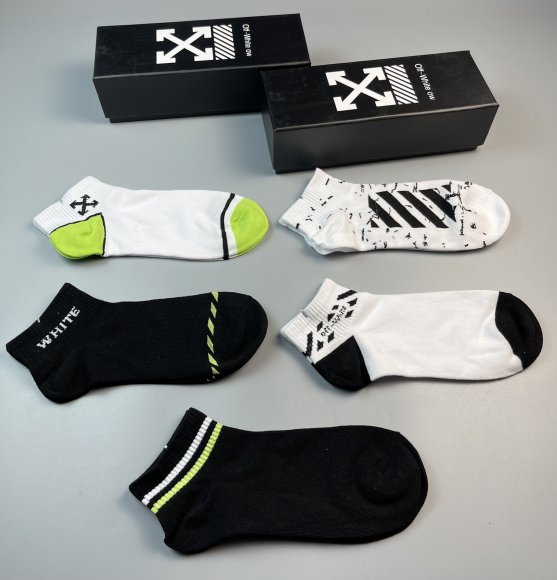Off White носки комплект 5 пар AC_1705OW5 Off White носки комплект 5 пар AC_1705OW5
