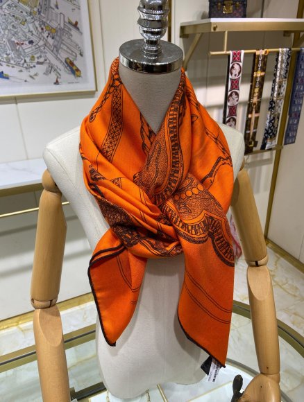 Hermes - Кашемировый платок шарф JX_2909HE4 Hermes - Кашемировый платок шарф JX_2909HE4