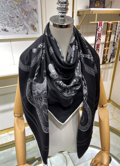 Hermes - Кашемировый платок шарф JX_2909HE4 Hermes - Кашемировый платок шарф JX_2909HE4