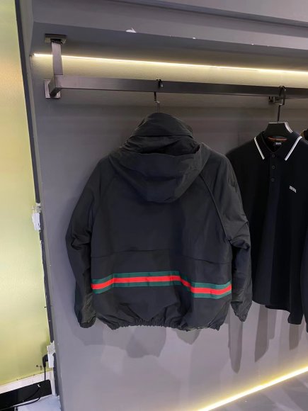 Gucci - Мужская двусторонняя куртка ветровка AH_2909GU1 Gucci - Мужская двусторонняя куртка ветровка AH_2909GU1