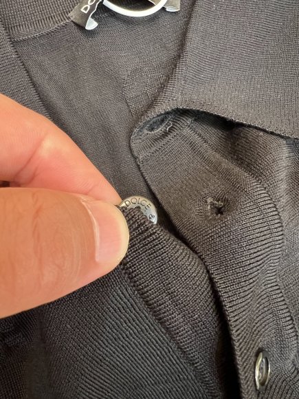 Dolce & Gabbana - Мужская шерстяная футболка поло DZ_1501DG8 Dolce & Gabbana - Мужская шерстяная футболка поло DZ_1501DG8