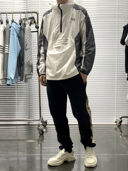 Y-3 Yohji-Yamamoto - Мужская куртка ветровка анорак TI_1709YY9 Y-3 Yohji-Yamamoto - Мужская куртка ветровка анорак TI_1709YY9