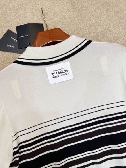 Dolce & Gabbana - Мужская шерстяная футболка поло DZ_1501DG9