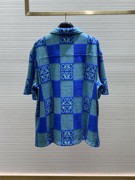 Loewe - Мужской махровая рубашка костюм шорты TI_2506LO2 Loewe - Мужской махровая рубашка костюм шорты TI_2506LO2