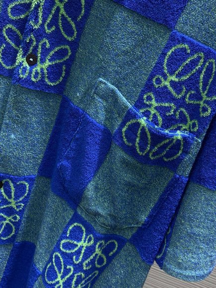 Loewe - Мужской махровая рубашка костюм шорты TI_2506LO2 Loewe - Мужской махровая рубашка костюм шорты TI_2506LO2