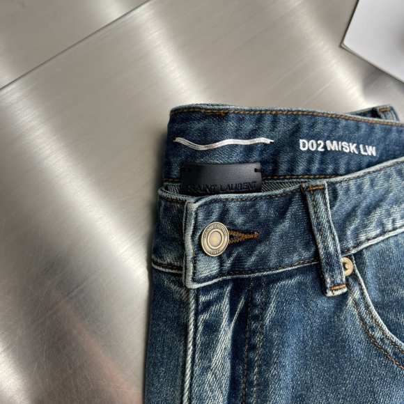 Saint Laurent - Мужские штаны джинсы TJ_0907SL2 Saint Laurent - Мужские штаны джинсы TJ_0907SL2