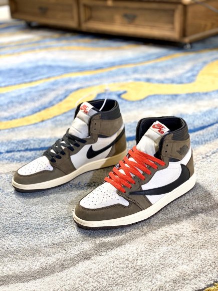 Nike Air Jordan 1 High OG Travis Scott  Мужские кроссовки RR_3011NI1