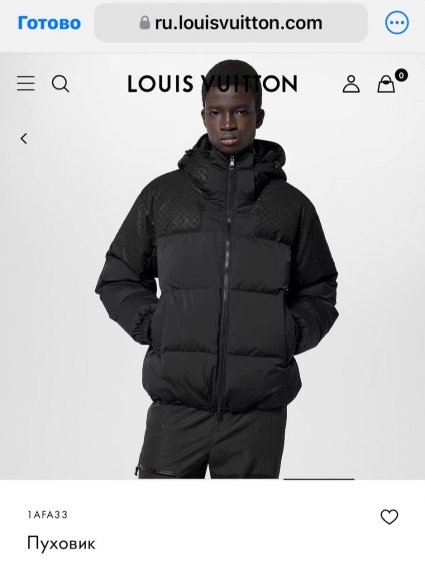 Louis Vuitton - Мужская куртка пуховик TJ_0210LV2 Louis Vuitton - Мужская куртка пуховик TJ_0210LV2