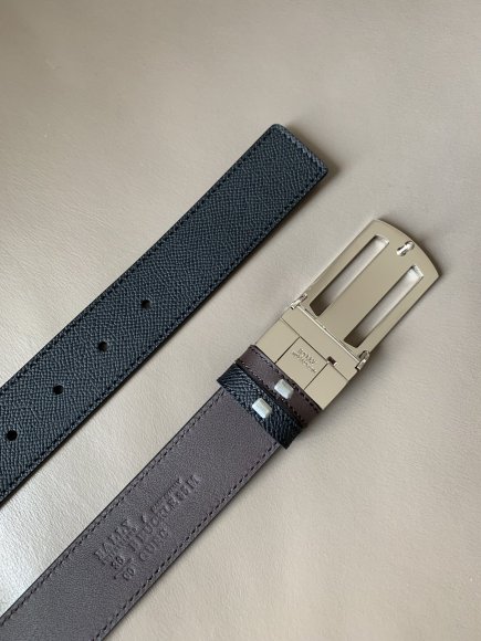 Bally Мужской двусторонний ремень 3.4см. RE_1302BA3 Bally Мужской двусторонний ремень 3.4см. RE_1302BA3