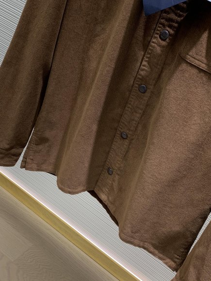 Prada - Мужская вельветовая рубашка штаны брюки костюм TI_2606PR5 Prada - Мужская вельветовая рубашка штаны брюки костюм TI_2606PR5