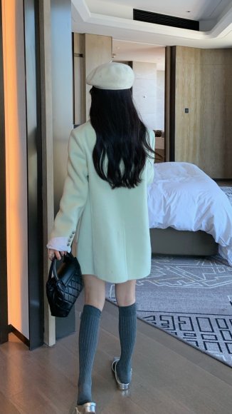 Hermes - Женское шерстяное пальто WJ_1809HE3 Hermes - Женское шерстяное пальто WJ_1809HE3