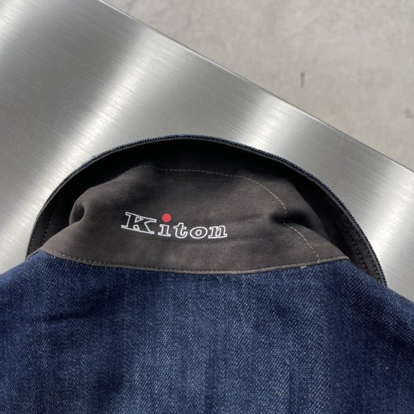 Kiton Napoli - Мужская джинсовая куртка рубашка TJ_0310KI3 Kiton Napoli - Мужская джинсовая куртка рубашка TJ_0310KI3