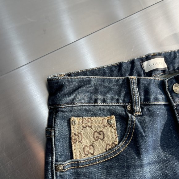 Gucci - Мужские штаны джинсы TJ_1411GU1 Gucci - Мужские штаны джинсы TJ_1411GU1