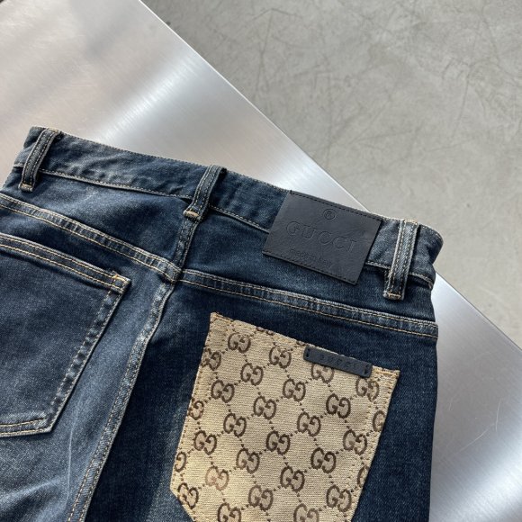 Gucci - Мужские штаны джинсы TJ_1411GU1 Gucci - Мужские штаны джинсы TJ_1411GU1