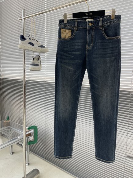 Gucci - Мужские штаны джинсы TJ_1411GU1 Gucci - Мужские штаны джинсы TJ_1411GU1