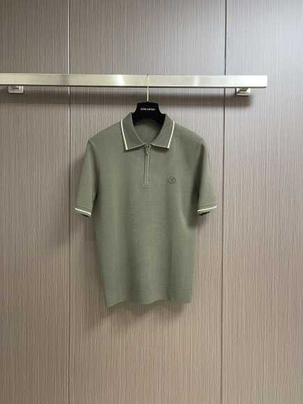 Louis Vuitton - Мужская шерстяная футболка майка поло DF_1308LV2 Louis Vuitton - Мужская шерстяная футболка майка поло DF_1308LV2