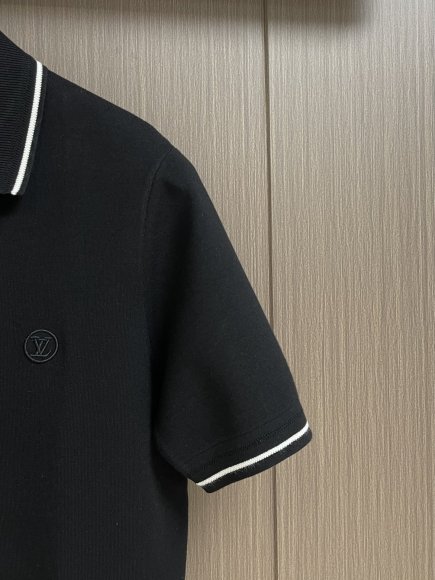 Louis Vuitton - Мужская шерстяная футболка майка поло DF_1308LV2 Louis Vuitton - Мужская шерстяная футболка майка поло DF_1308LV2