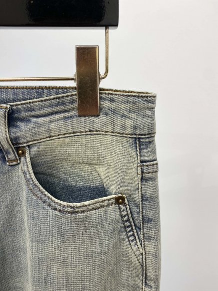 Saint Laurent - Мужские штаны джинсы DF_2803SL12