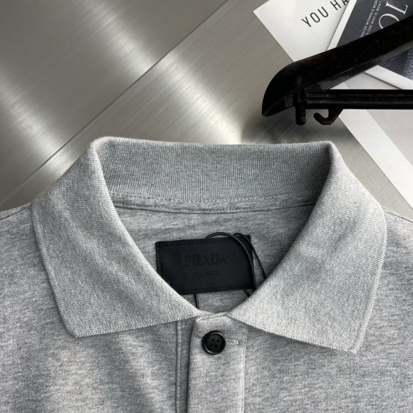 Prada Polo - Мужская кофта поло свитшот TJ_0210PR5 Prada Polo - Мужская кофта поло свитшот TJ_0210PR5
