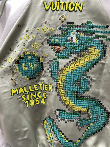 Louis Vuitton Souvenir - Мужская куртка бомбер ветровка DZ_2903LV1 Louis Vuitton Souvenir - Мужская куртка бомбер ветровка DZ_2903LV1