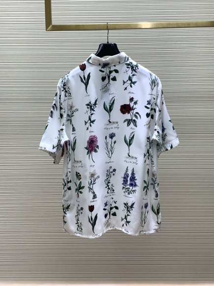 Dior - Мужская шелковая рубашка костюм шорты TI_2606DI8 Dior - Мужская шелковая рубашка костюм шорты TI_2606DI8