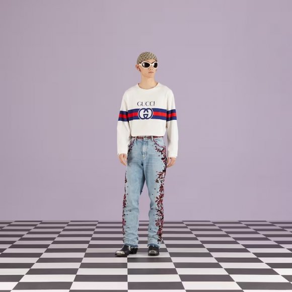 Gucci Cosmogonie - Мужская кофта лонгслив AH_0210GU2 Gucci Cosmogonie - Мужская кофта лонгслив AH_0210GU2