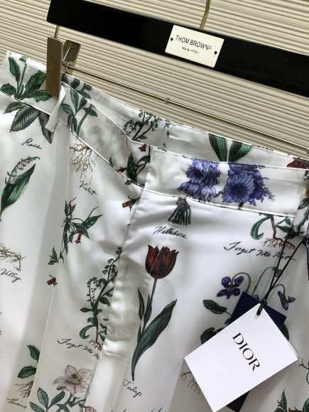 Dior - Мужские шелковые шорты костюм рубашка TI_2606DI9 Dior - Мужские шелковые шорты костюм рубашка TI_2606DI9