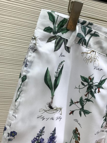 Dior - Мужские шелковые шорты костюм рубашка TI_2606DI9 Dior - Мужские шелковые шорты костюм рубашка TI_2606DI9