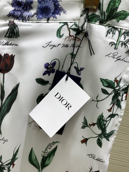 Dior - Мужские шелковые шорты костюм рубашка TI_2606DI9 Dior - Мужские шелковые шорты костюм рубашка TI_2606DI9