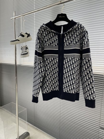 Dior - Мужская двухсторонняя кофта куртка TJ_3010DI3 Dior - Мужская двухсторонняя кофта куртка TJ_3010DI3