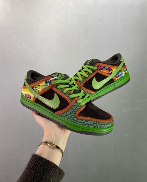 Nike SB Dunk Low De La Soul - Женские кроссовки кеды ZO_1701NI1W