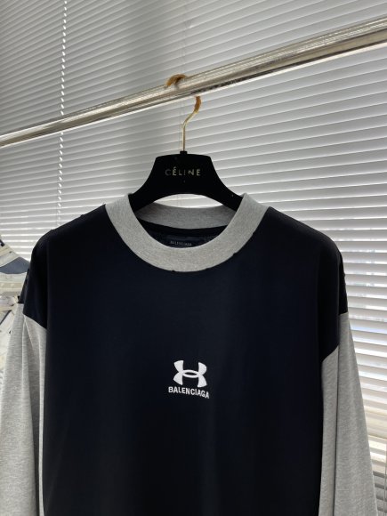 Balenciaga & Under Armour - Мужская кофта лонгслив TJ_0210BA9 Balenciaga & Under Armour - Мужская кофта лонгслив TJ_0210BA9