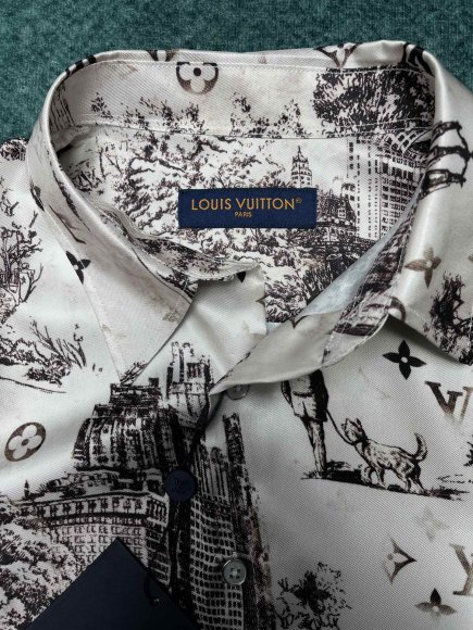 Louis Vuitton - Мужская рубашка DZ_2811LV4 Louis Vuitton - Мужская рубашка DZ_2811LV4