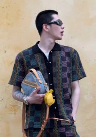 Louis Vuitton Damier - Мужская рубашка TI_3007LV7