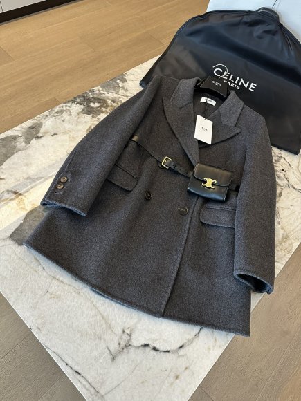 Celine - Женское шерстяное пальто WJ_1809CE10 Celine - Женское шерстяное пальто WJ_1809CE10