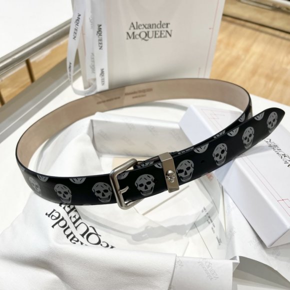 Alexander McQueen Мужской ремень 3.0см RE_1505AM1 Alexander McQueen Мужской ремень 3.0см RE_1505AM1