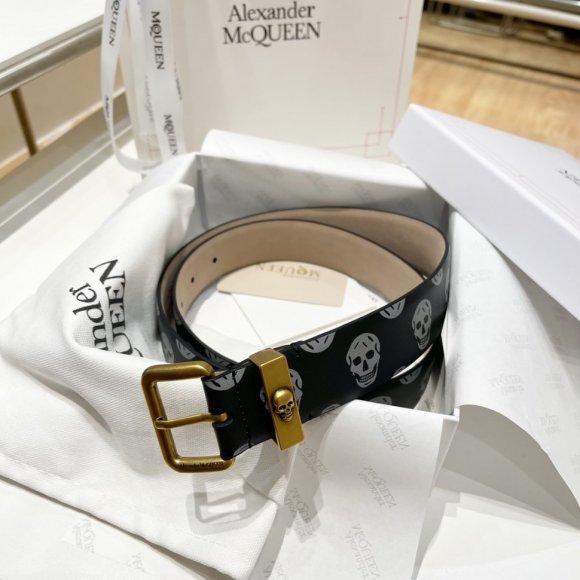 Alexander McQueen Мужской ремень 3.0см RE_1505AM1 Alexander McQueen Мужской ремень 3.0см RE_1505AM1