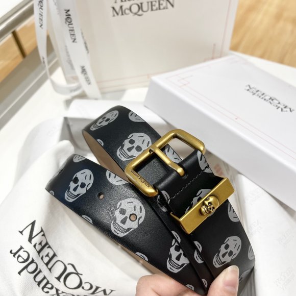 Alexander McQueen Мужской ремень 3.0см RE_1505AM1 Alexander McQueen Мужской ремень 3.0см RE_1505AM1
