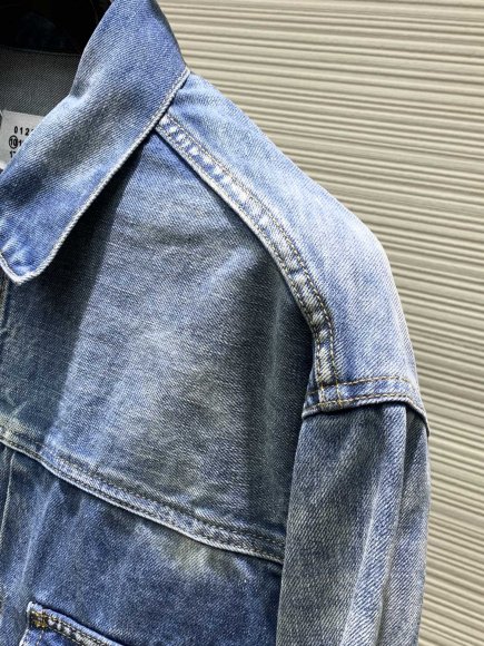 Maison Margiela MM6 - Мужская джинсовая куртка рубашка TI_0104MM8