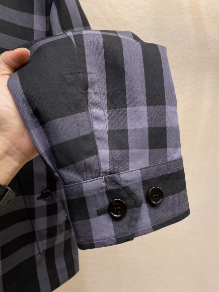 Burberry - Мужская двусторонняя куртка ветровка пиджак DZ_1909BU7